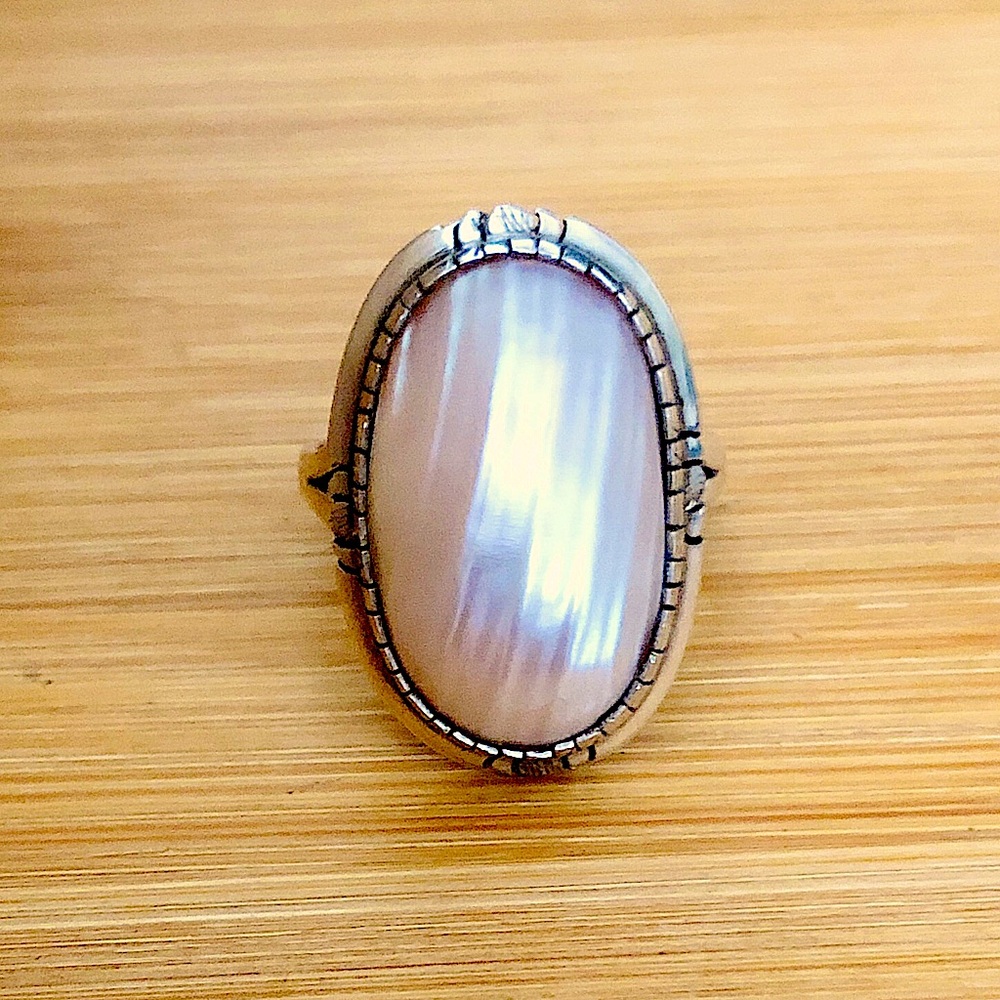 $68  Designer Southwest Estate Ring  Size 9   Sterling Silver   Marked 925 - Picture 2 of 7